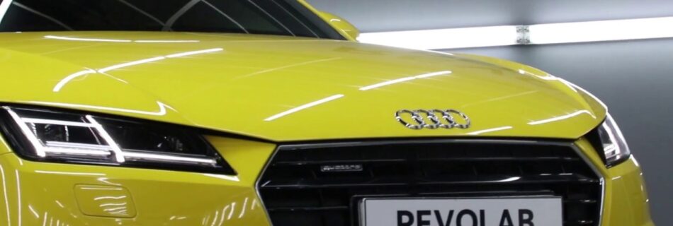 Audi TT corrected, wraped, and coated with ceramic coating Everglass